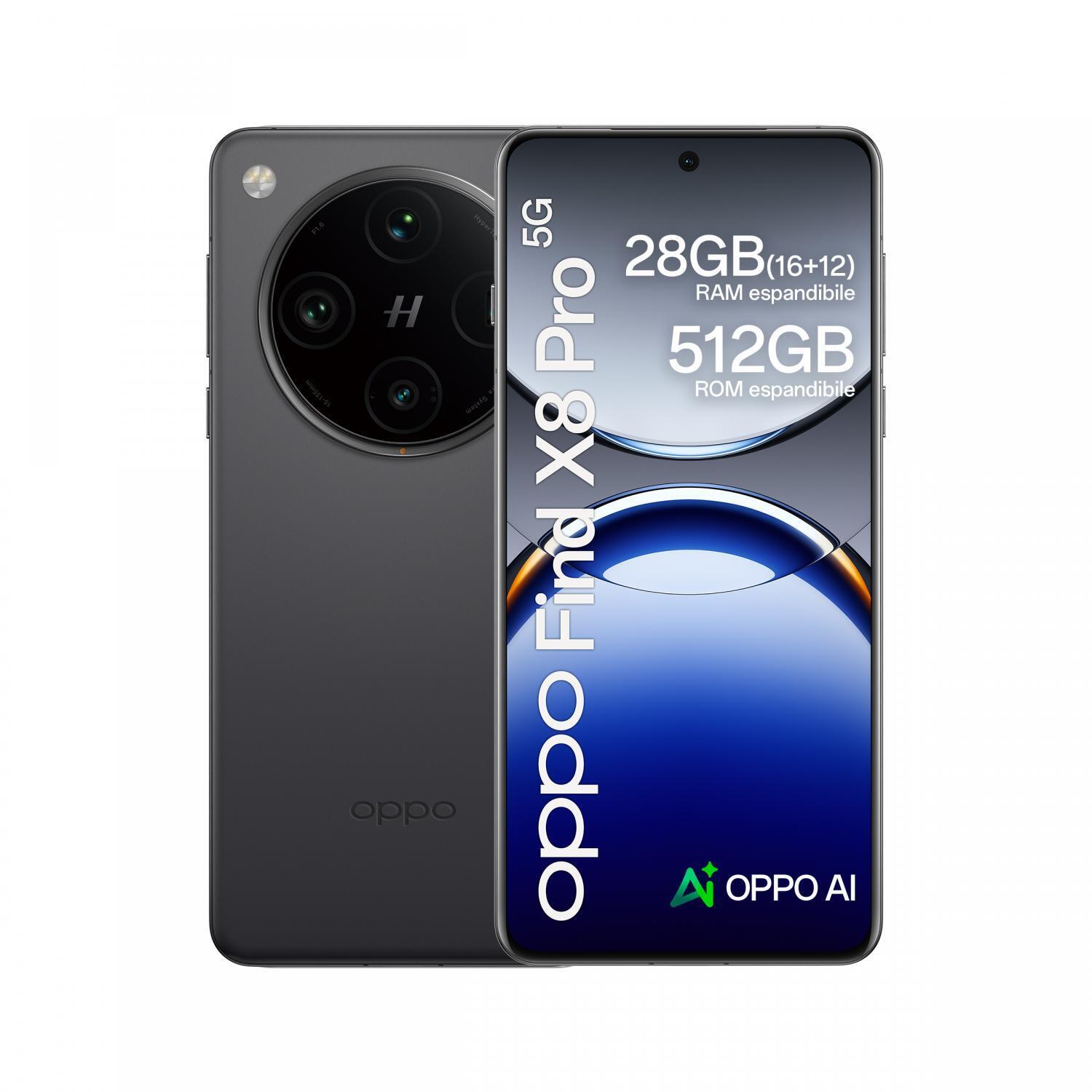 Oppo Find X8 Pro 6.78" AMOLED 5G 50MP 16/512 GB Android 15 Nero 110010131594