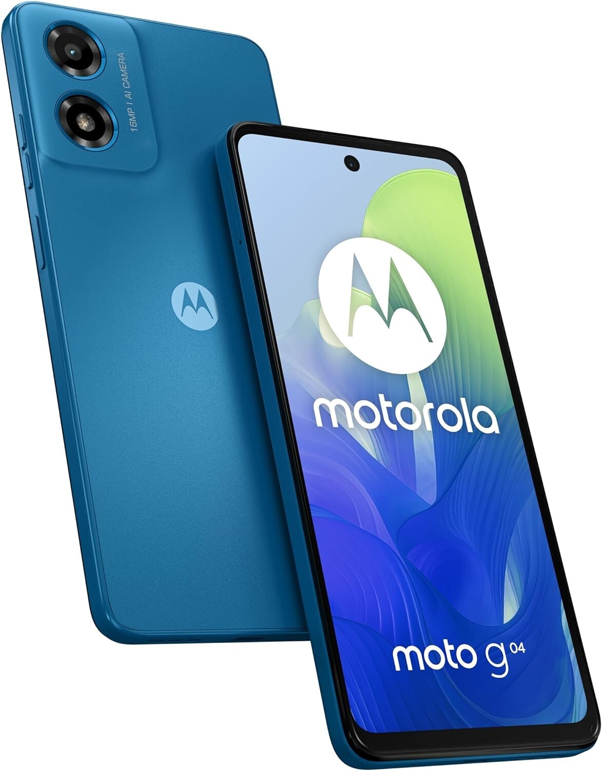 Motorola Moto G04 4+128GB 6.56" Satin Blue DS  Display 6.56" HD+ 90 Hz