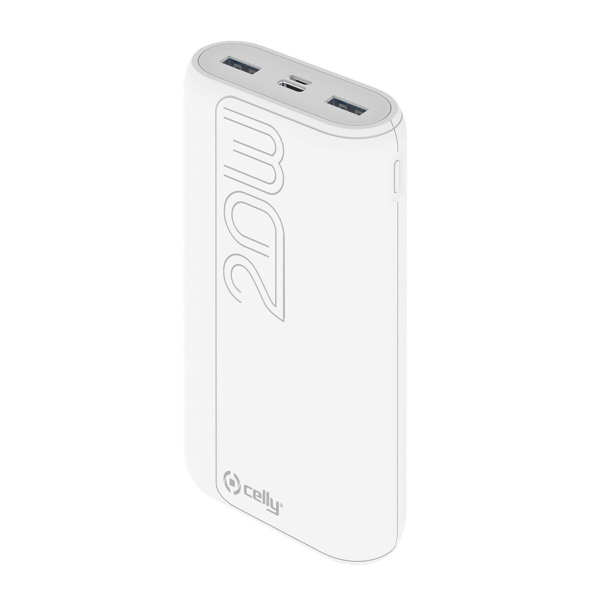 Power Bank Celly 20000 mAh Bianco