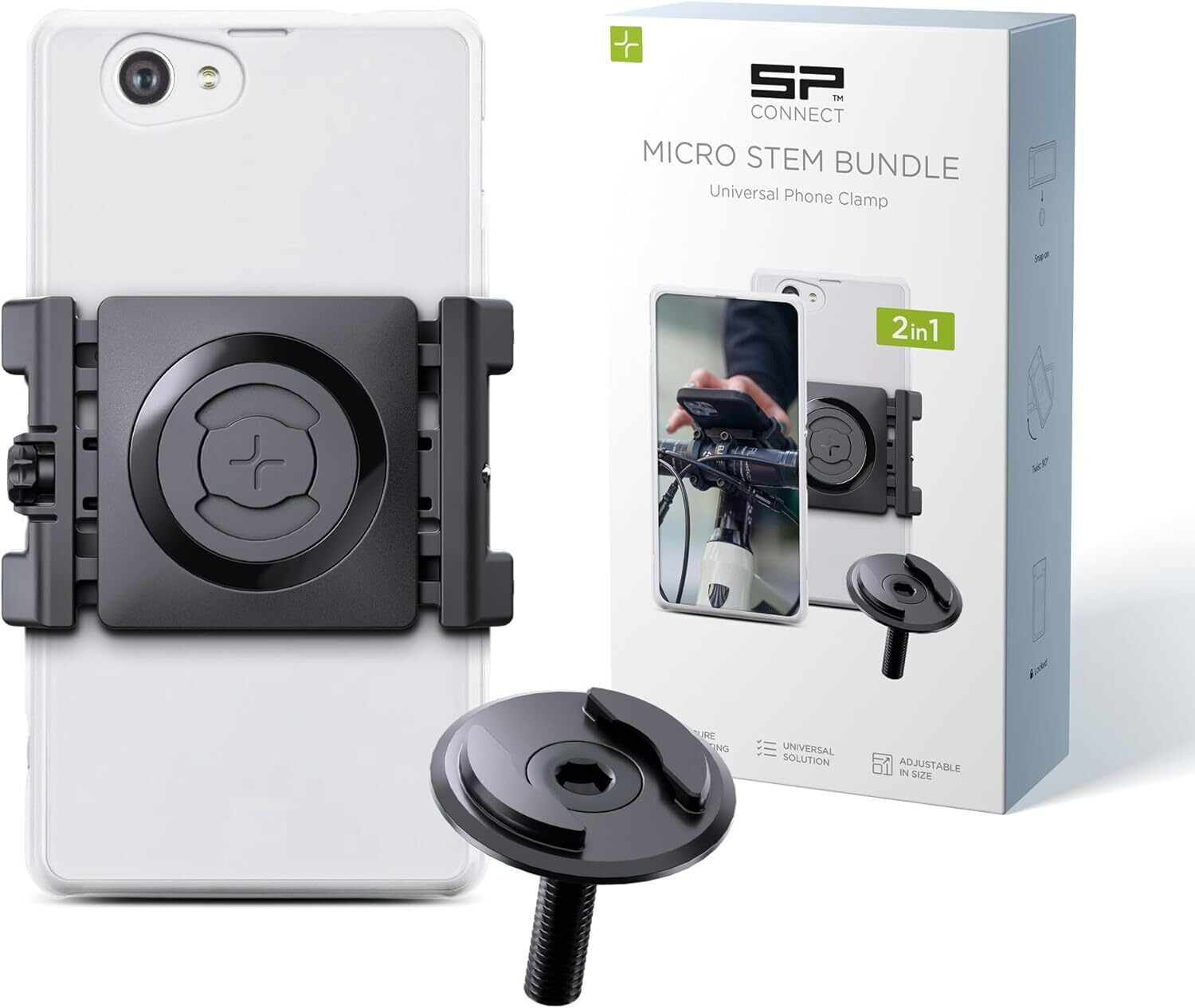 SP CONNECT Micro Stem Mount Pro Clamp | SPC+ | Supporto per cellulare per man...