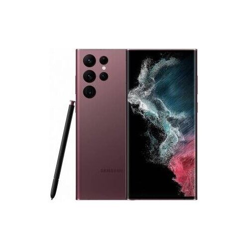 Samsung SM-S908B Galaxy S22 Ultra 8+128GB 6.8" 5G Burgundy DS ITA