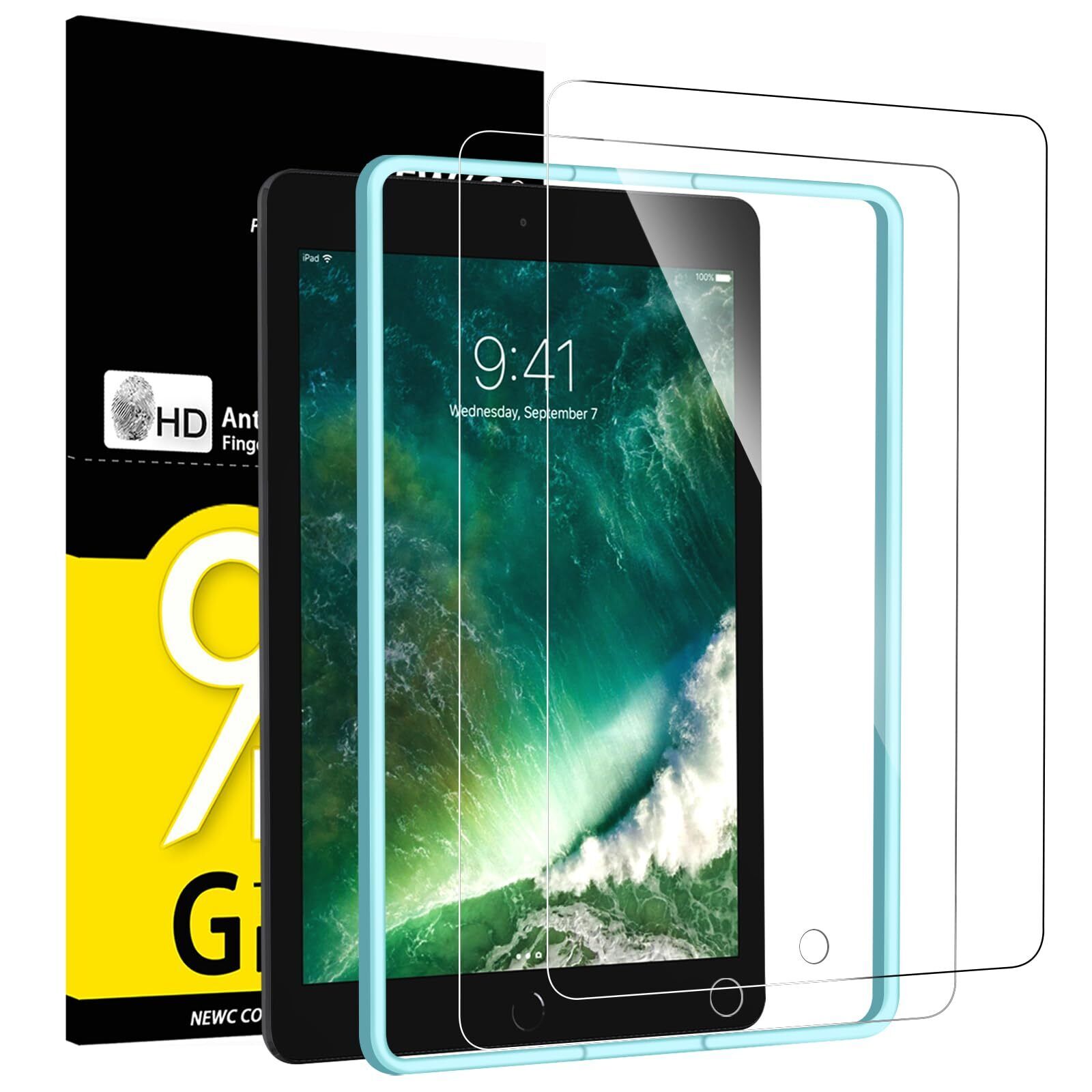 NEW'C 2 Pezzi Pellicola Protettiva per iPad 9.7 Model 2018/2017 iPad 6 iPad 5...