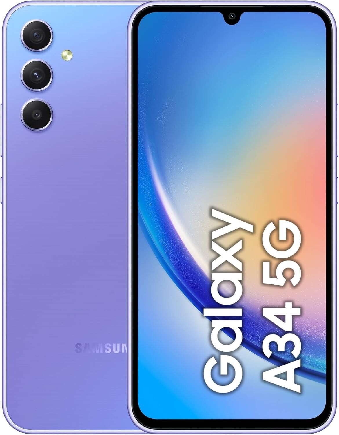 Samsung SM-A346 Galaxy A34 8+256GB 6.6" 5G Lavender ITA