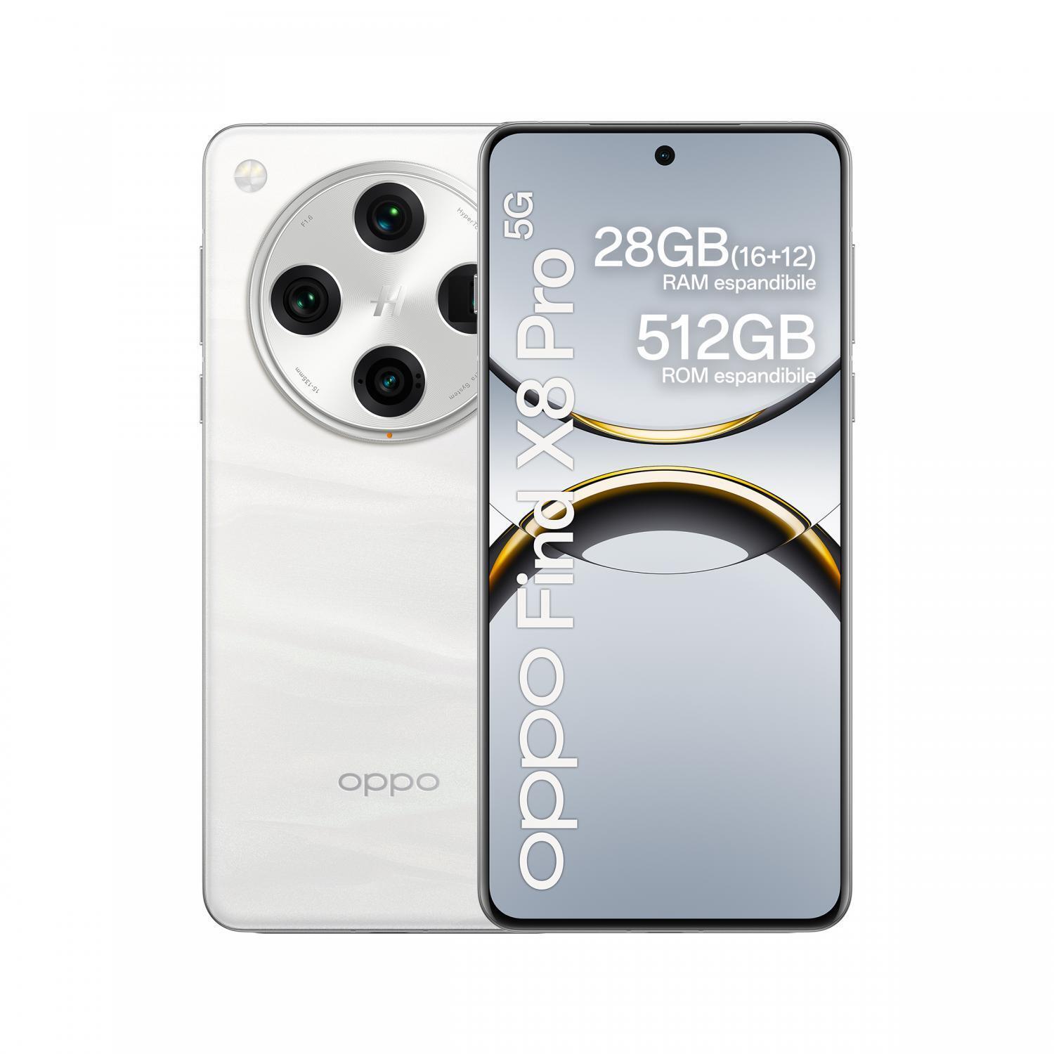 Oppo Find X8 Pro 6.78" AMOLED 5G 50MP 16/512 GB Android 15 White 110010131595