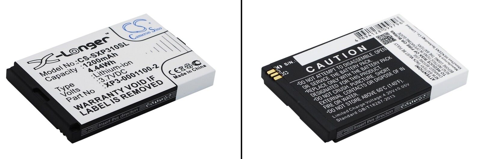 Batteria Per Socketmobile Sonim XP3-S XP3 Enduro 1200mAh 4894128099796