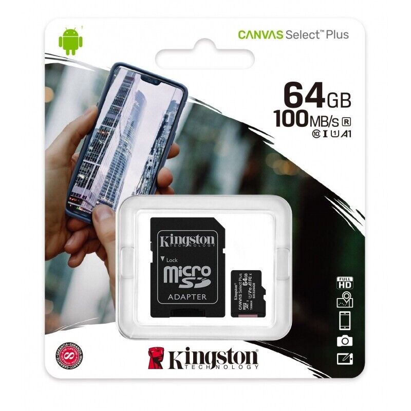 KINGSTON MICRO SD 64GB CLASS 10