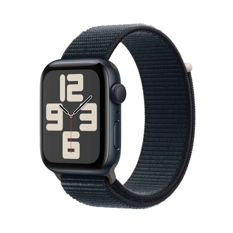 Apple Watch SE GPS Cassa 44mm in Alluminio Mezzanotte con Cinturino Sport Loop M