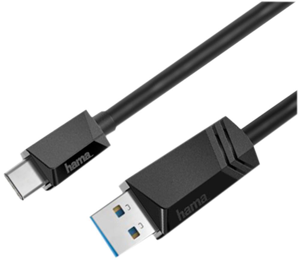HAMA - Spina da USB-A a spina USB-C Cavo USB 3.2 Gen 1, 1,5 m Nero -
