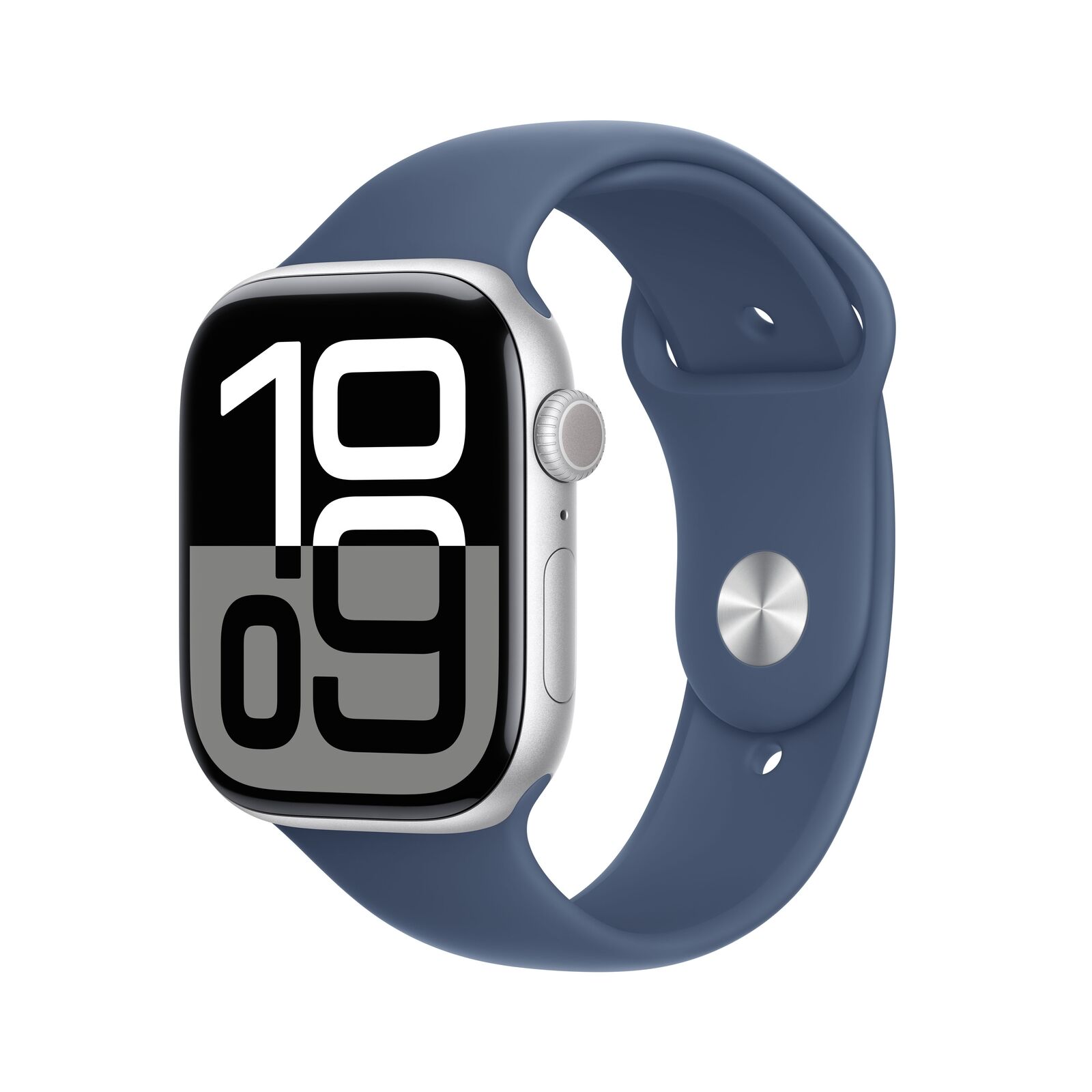 Apple Watch Series 10 Serie 10 GPS 46mm Cassa in Alluminio Color Argento con Den