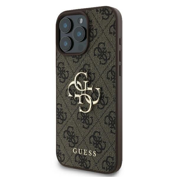 Custodia Guess in TPU rigida per Apple iPhone 16 Pro Max 6.9 - marrone
