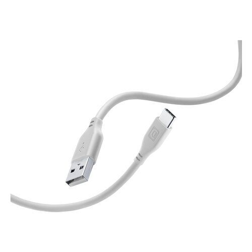 Cavo USB C Cellular Line USBDATASOFTUSBCD SOFT CABLE Silver Silver