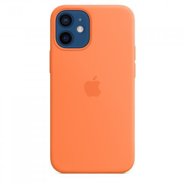 Apple Silikon Case Mit Magsafe Für Apple Iphone 12 Mini, Kumquat