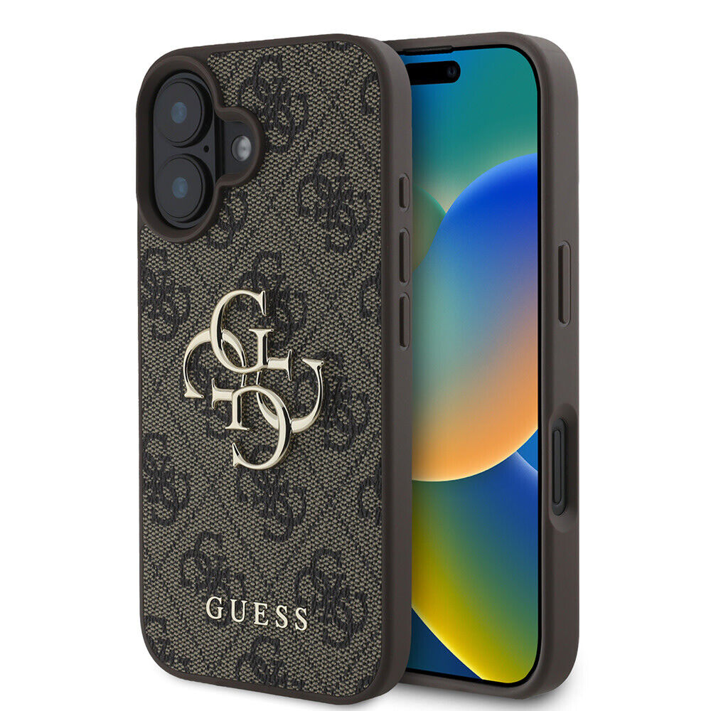 Custodia in PU per Apple iPhone 16 - marrone