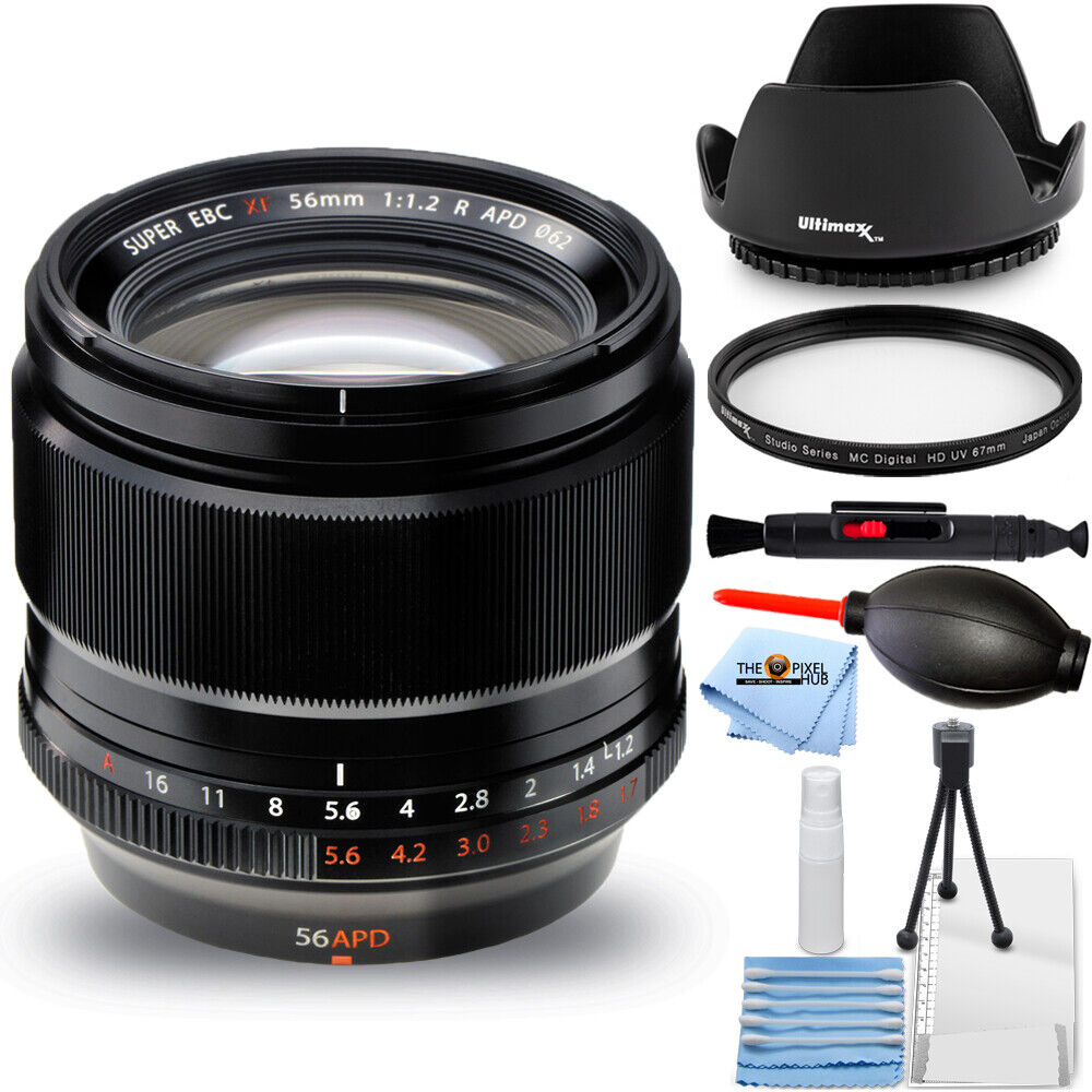 Obiettivo Fujifilm XF 56mm F/1.2 R APD 16443058 - Pacchetto Filtro UV Essenziale
