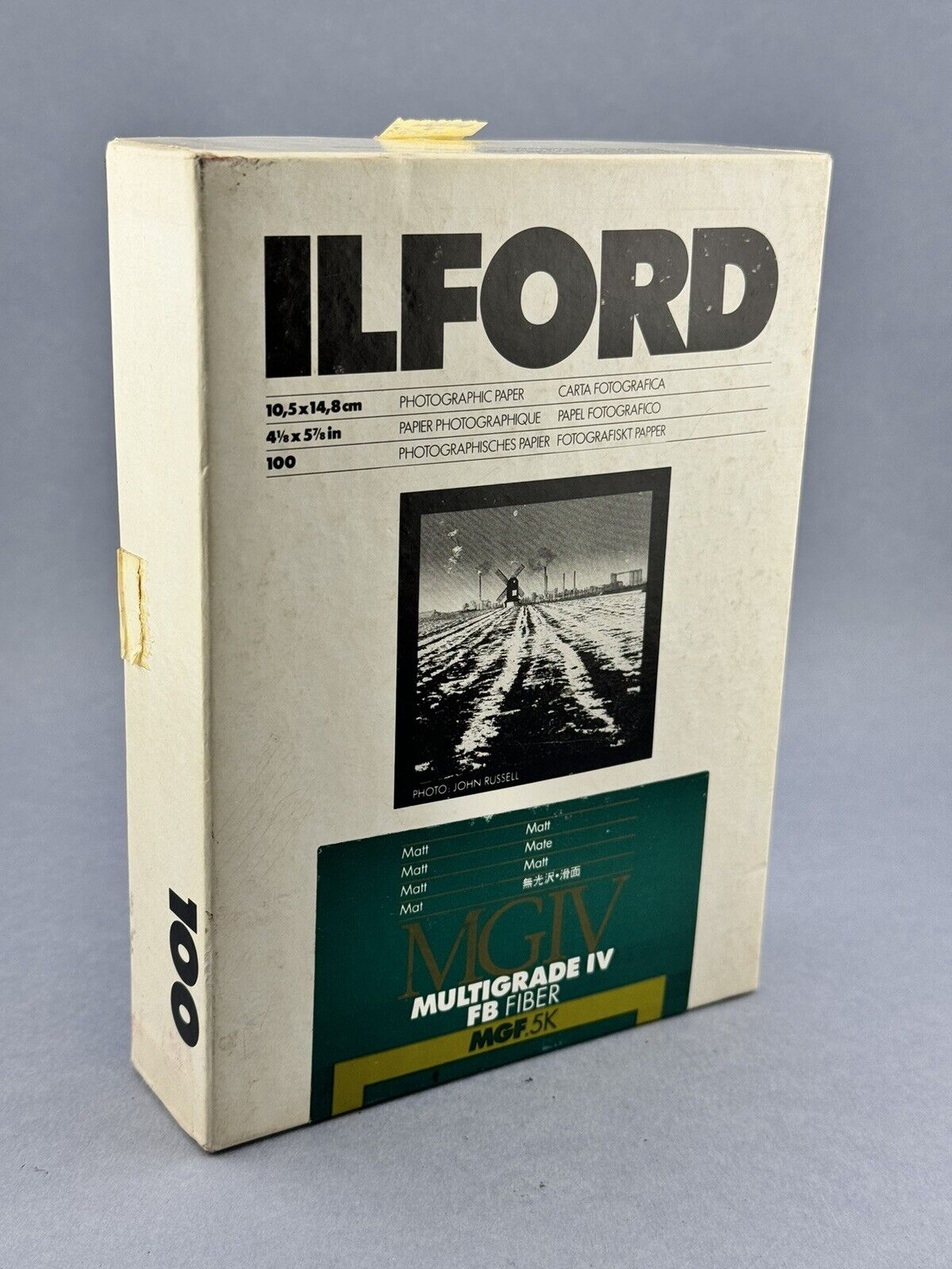 Ilford MGIV Multigrade IV RC DeLuxe Glossy Brillant Paper 5x7 100 Pz New