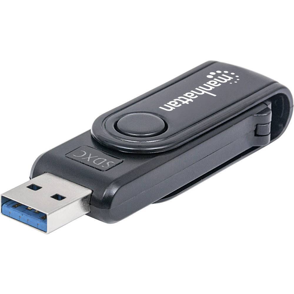 Manhattan Mini Multi-Card Reader/Writer USB 3.0 externer Card Reader/Writer