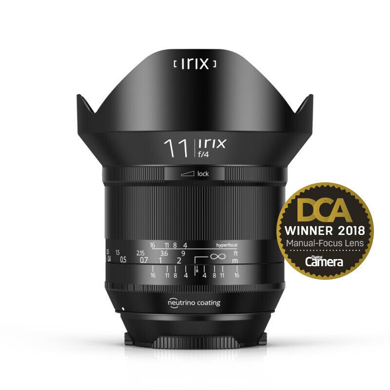 Obiettivo Irix 11mm f/4 Blackstone per Canon