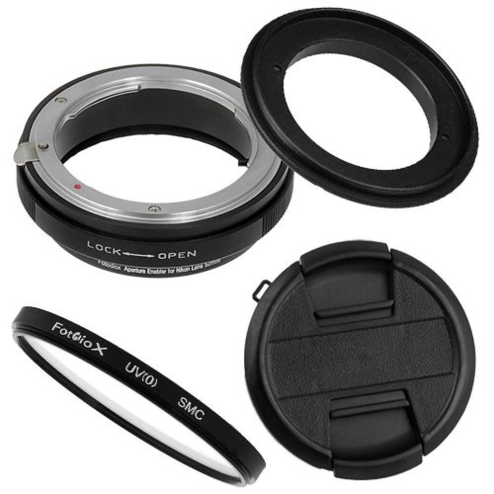 (TG. 62mm-Kit Macro Reverse Ring) Fotodiox M-Reverse-62-Nikon-Kit - Adattatore f