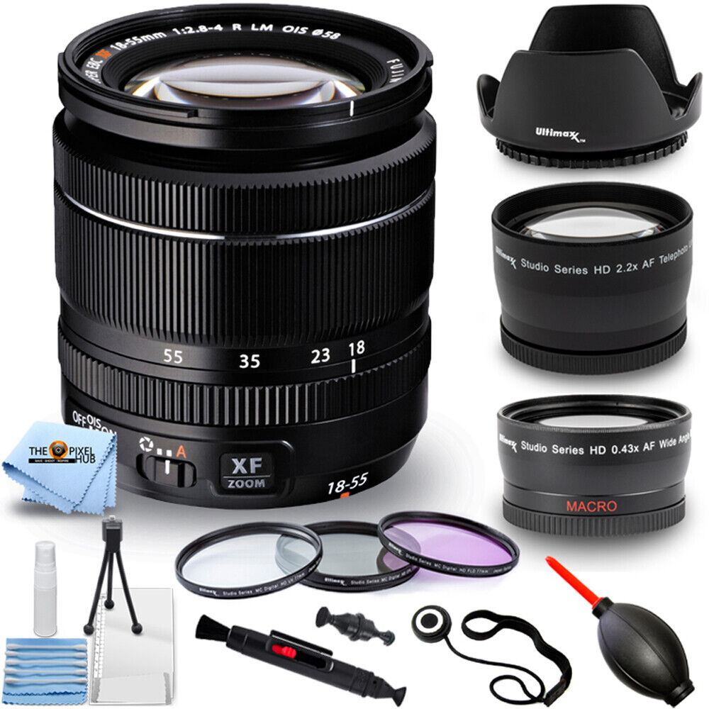 Fujifilm XF 18-55mm F/2.8-4 R Lm Ois Zoom Lenti 16276479 - 10PC Set Accessori