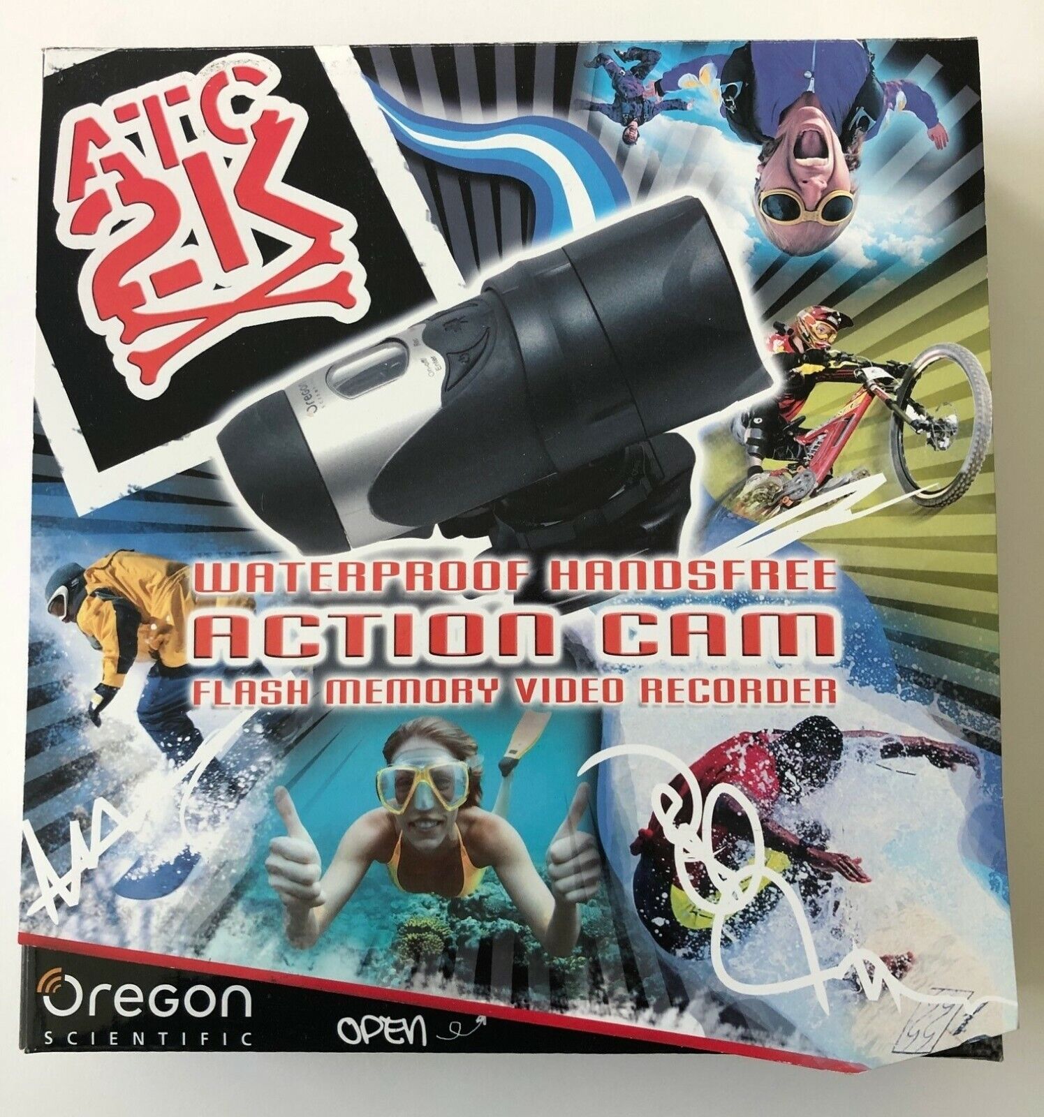ACTION CAM WATERPROOF Oregon Scientific ATC 2K NUOVA MAI USATA