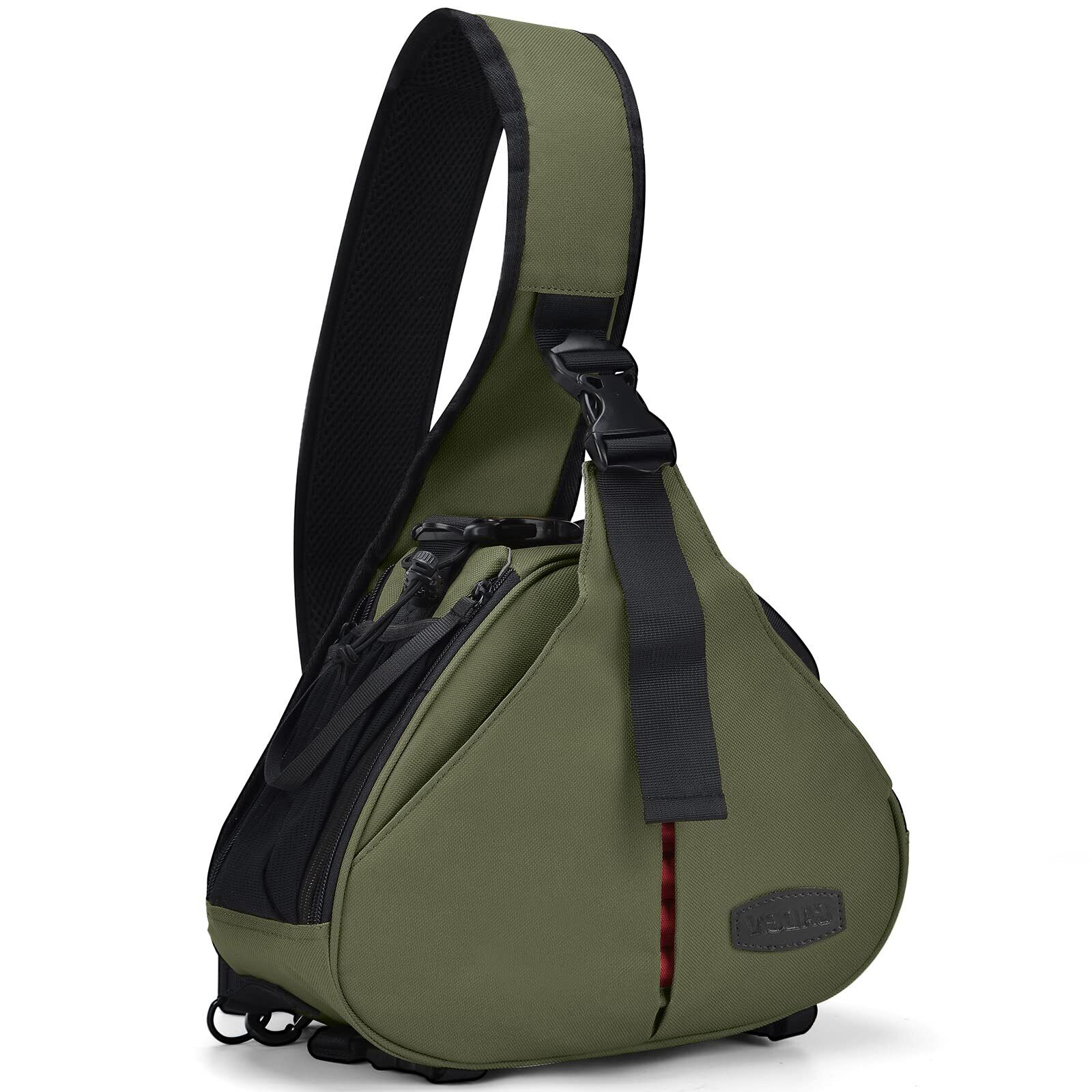 CADeN Borsa a tracolla per fotocamera DSLR/SLR Nikon Canon Sony Mirrorless Re...