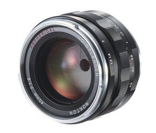 Voigtländer Nokton 1.2/40Mm VM Asph. Nero Per Leica M