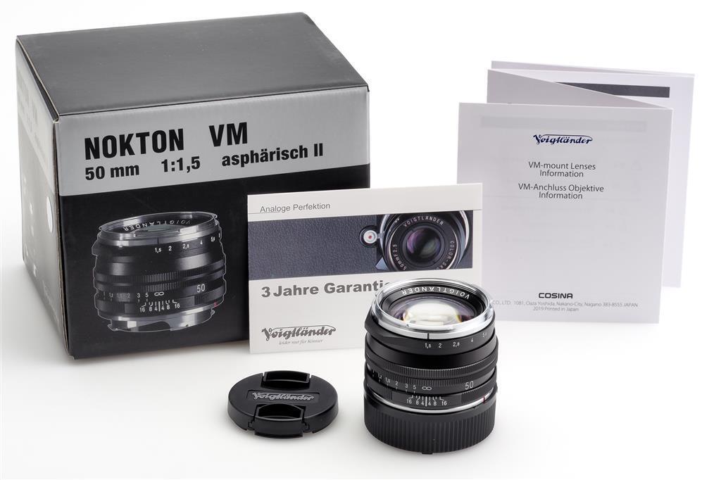 Voigtländer Nokton 1.5/50Mm Nero ASPH. II VM M.C.