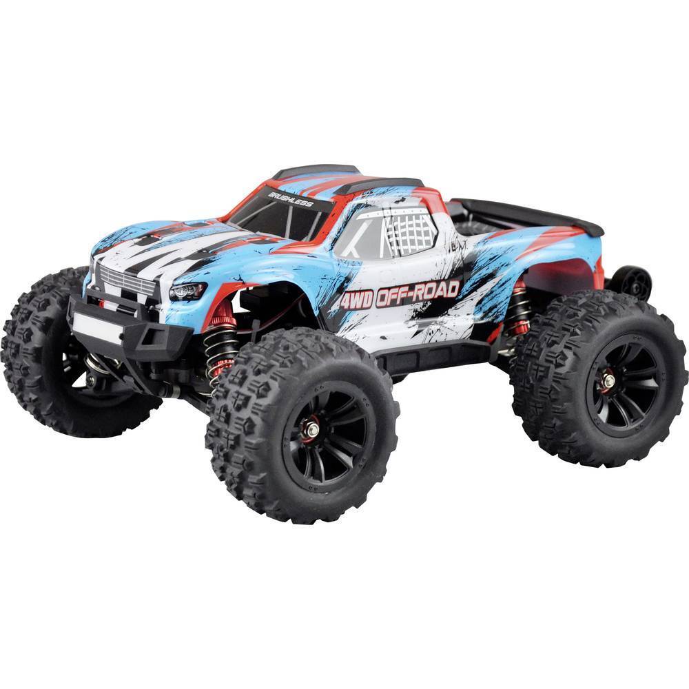 Amewi Hyper GO Pro Blu, Bianco Brushless 1:16 Automodello Elettrica