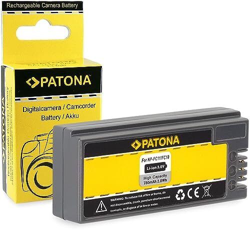 PATONA Batteria Ricambio per Sony NP-FC10 NP-FC11 Batterie Compatibile con So...