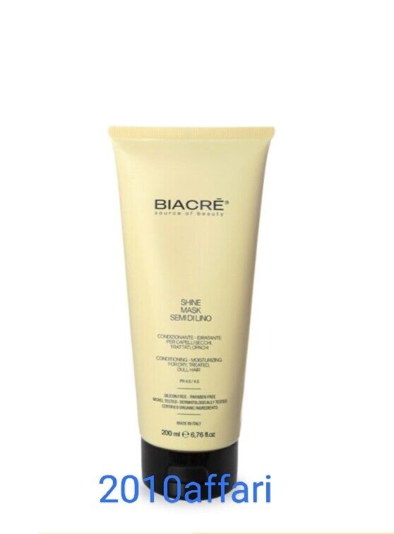 Shine Mask Semi di Lino Condizionante Idratante 200 ml Biacre