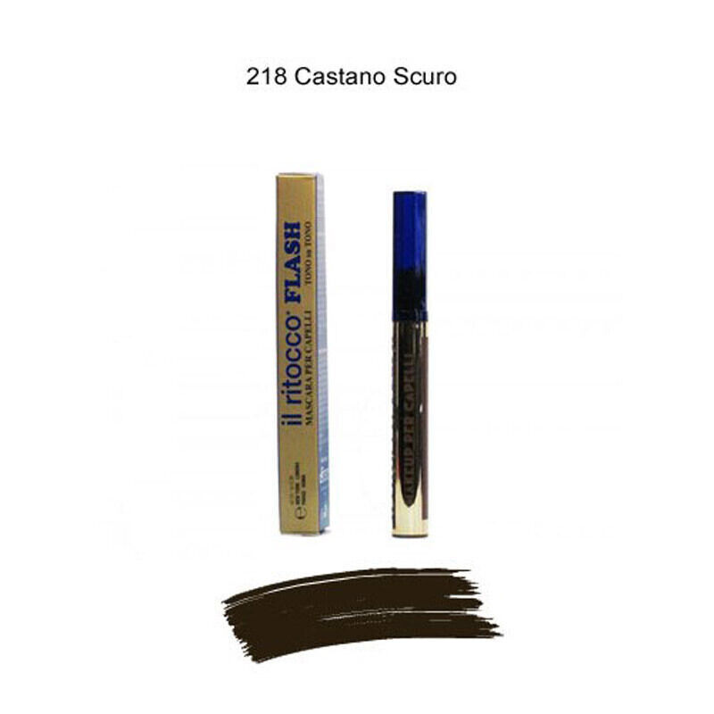 IRMA IL RITOCCO FLASH MASCARA PER CAPELLI TONO SU TONO 218 CASTANO SCURO