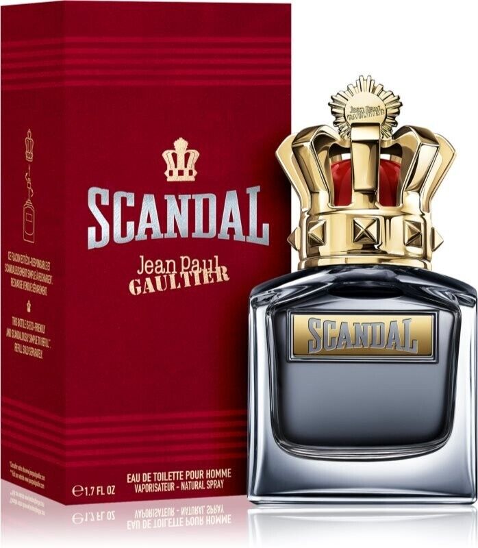 Jean Paul Gaultier - SCANDAL POUR HOMME Eau de Toilette 50ML Vapo Spray Profumo