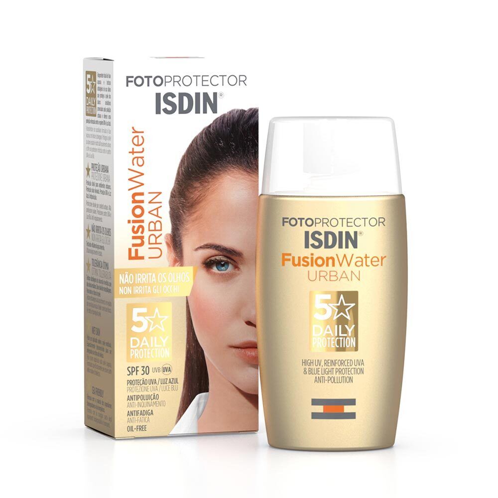 ISDIN Fotoprotector - Fusion Water Urban SPF30 Protezione Solare Viso, 50ml