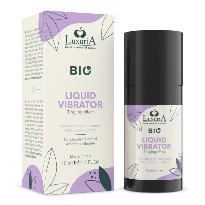 Gel Stimolante ad Effetto Vibrante Donna Luxuria BIO 15ml