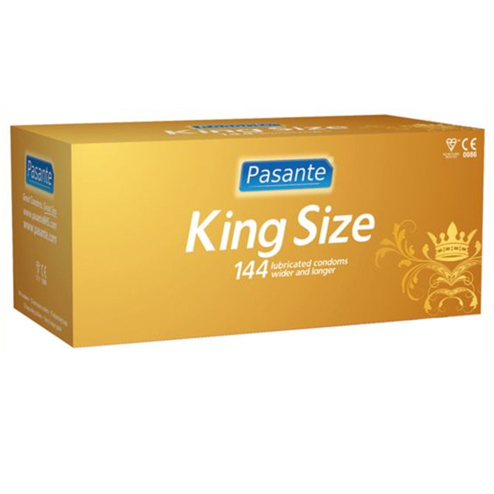 CONFEZIONE Originale144 PRESERVATIVI PASANTE XXL KING SIZE EXTRA LARGE