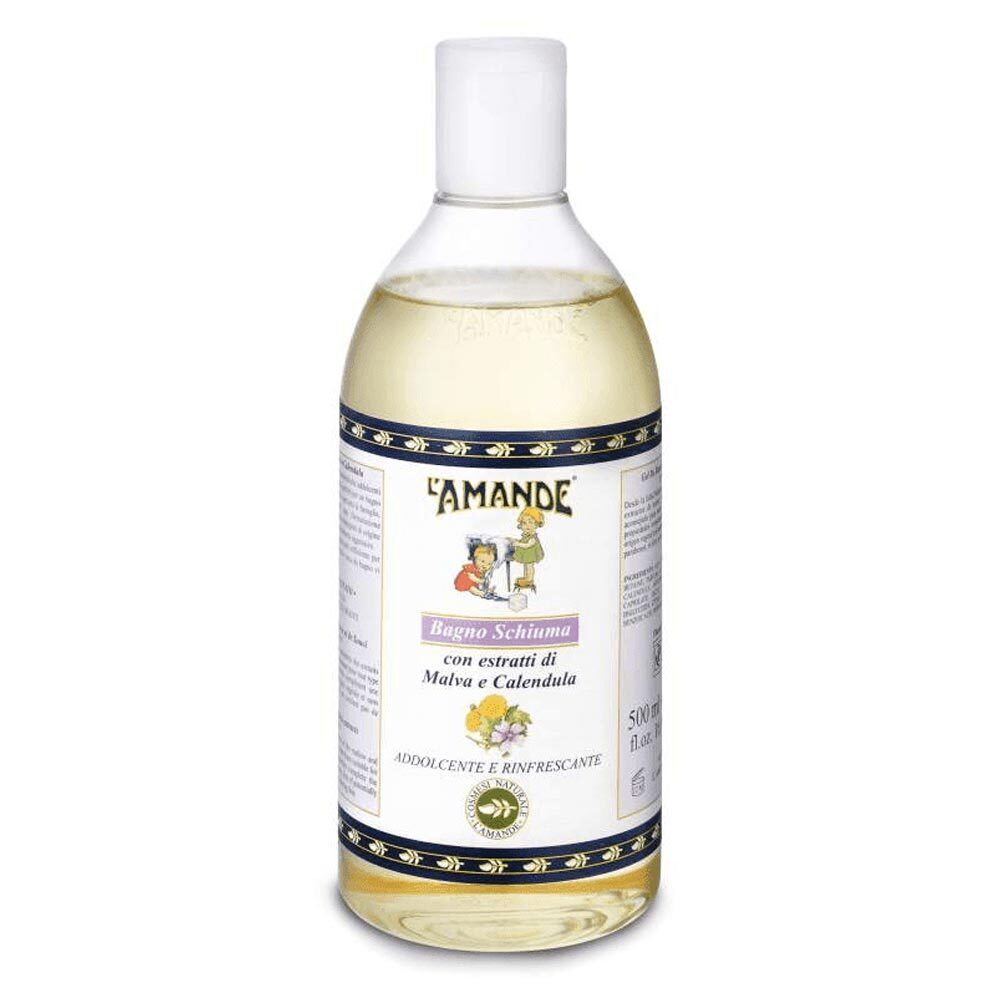 L'Amande Bagno Schiuma Malva e Calendula, 500ml