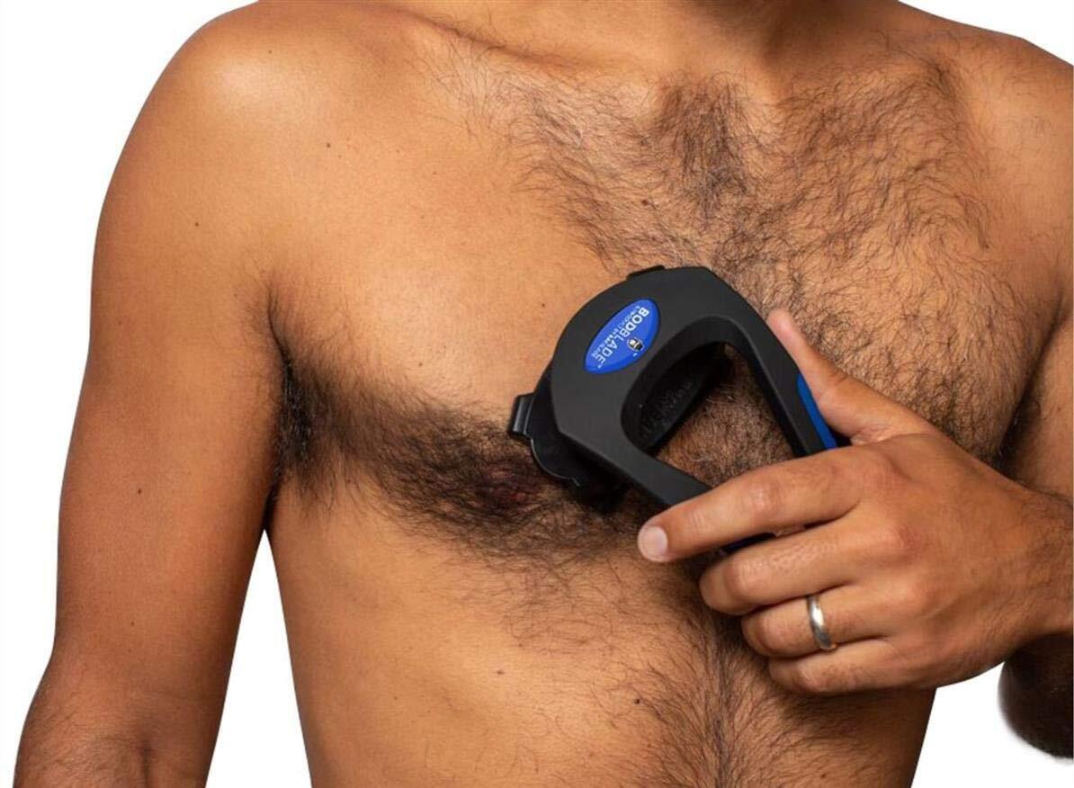 baKblade Grooming Co. - BODblade - Rasoio ergonomico per la rasatura del (i0A)