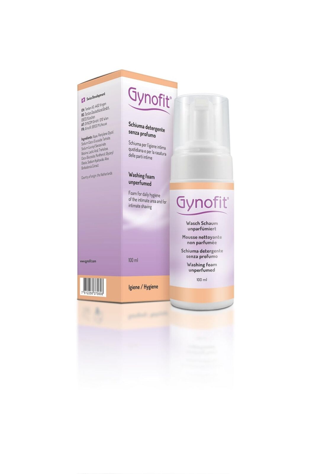 Gynofit schiuma (non profumato) - Pulizia e rasatura intima per la salute (x6S)