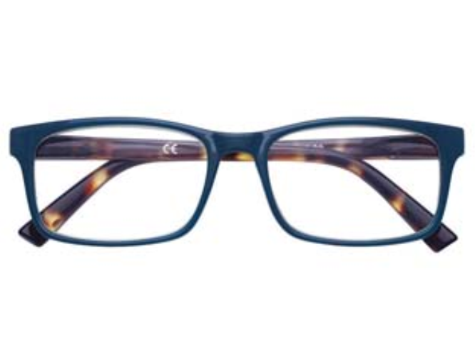 Occhiale lettura montatura policarbonato blu b20 - diottrie +1,5 - 31z-b20-bde15