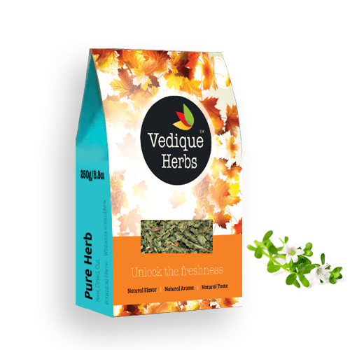 VEDIQUE HERBS Brahmi (Bacopa monniera) - 250g (8.8oz) | Raw, Crude, Dried | T...