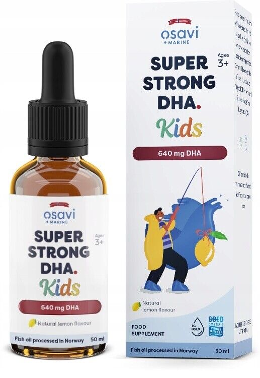 Osavi, Super Strong DHA Kids (limone) - 50 ml