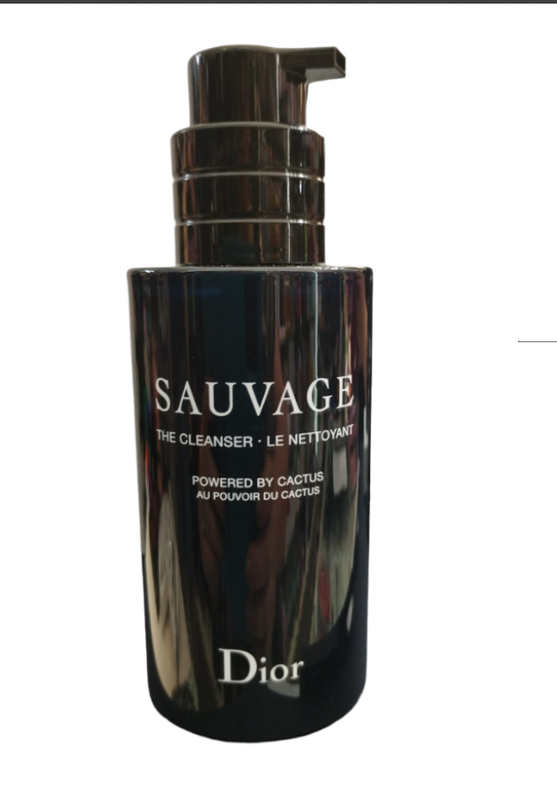 Dior sauvage nettoyant visage purificante per il viso al carbone nero e cactus