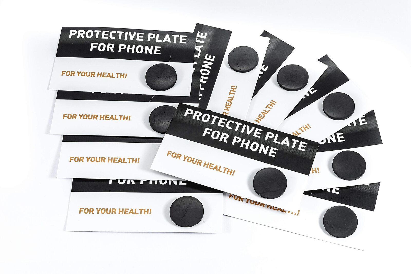 SN NATURSTEIN UG - Placcato di Shungite lucido per cellulare | Pietra (z4g)
