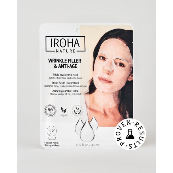 Iroha Nature Wrinkle Filler Y AntI-Age Wrinkle Filler Face Y Neck Mask 30