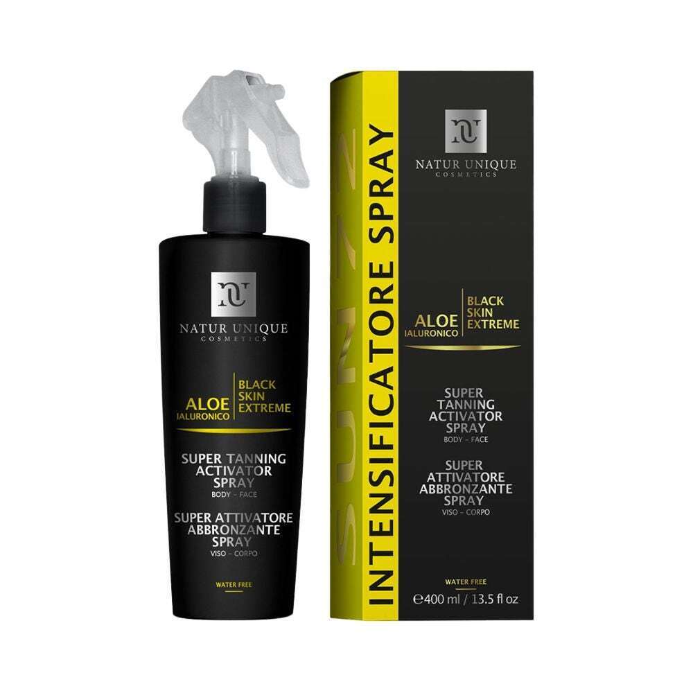 Natur Unique Aloe Ialuronico - Black Skin Extreme Attivatore Abbronzatura, 400ml