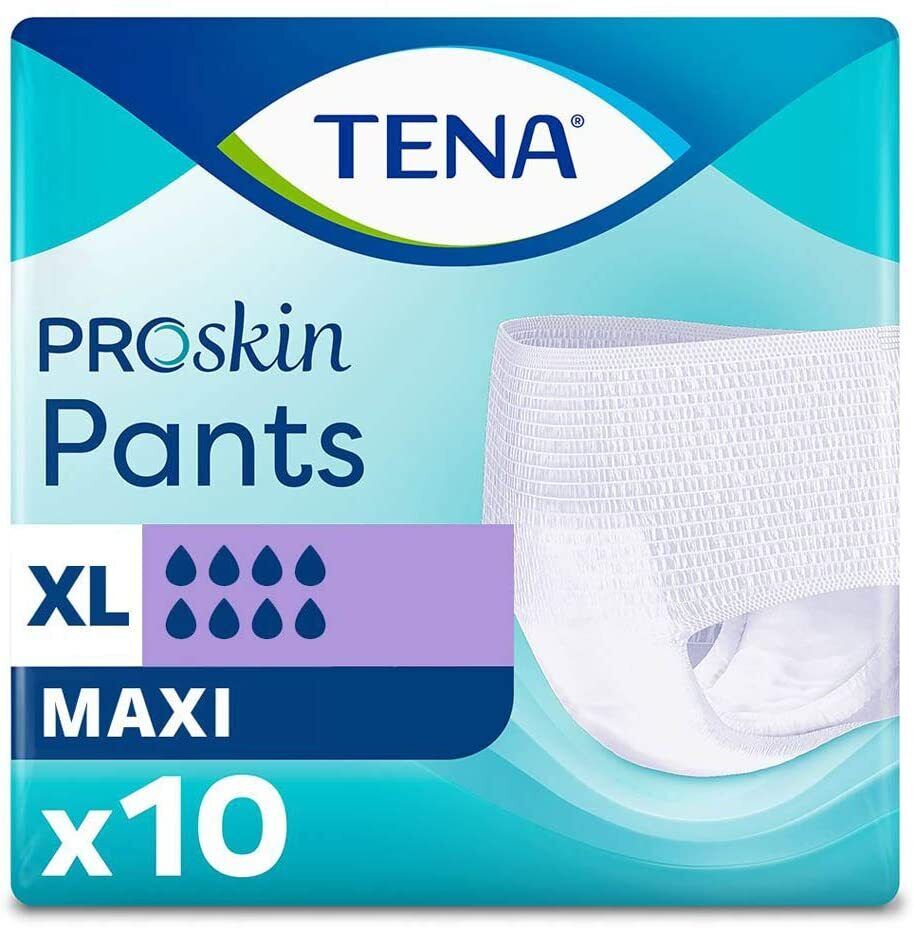 Tena ProSkin Pants Maxi Taglia XL Mutandine Assorbenti per Incontinenza - 10...