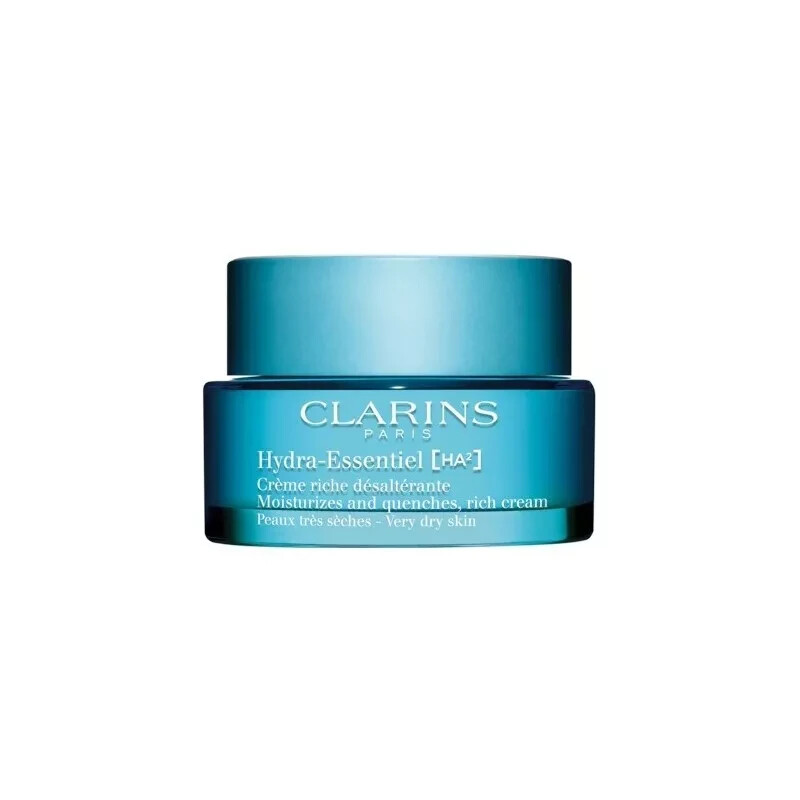 clarins Hydra-Essentiel HA2 - crema ricca idratante viso per pelle secca 50 ml