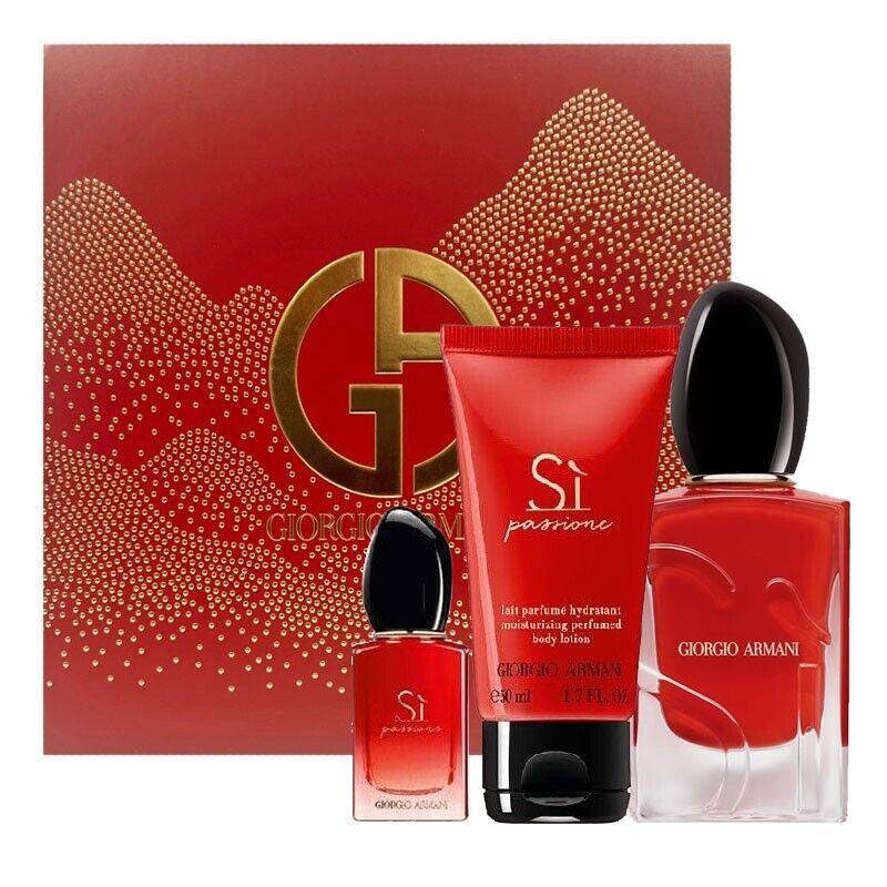 Armani Si Passione set donna profumo edp 50ml+latte corpo 50ml+miniatura edp 7ml