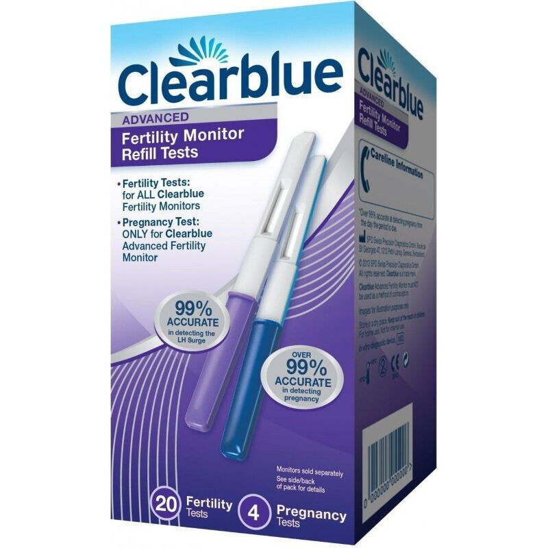 Clearblue Advanced Test di Ricambio per Monitor di Fertilit 20 Test di Fertilit