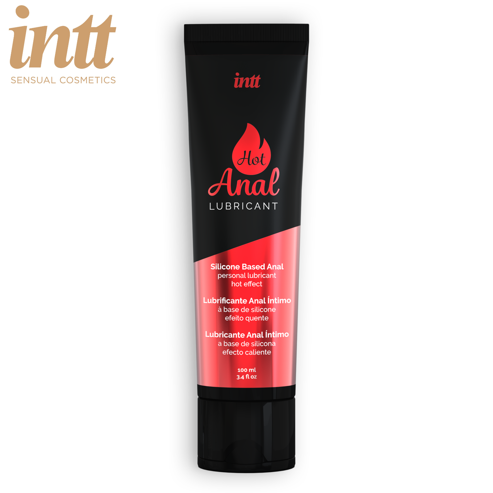Lubrificante Anale in Silicone Effetto Riscaldante 100 ml Intt Anal Lubricant